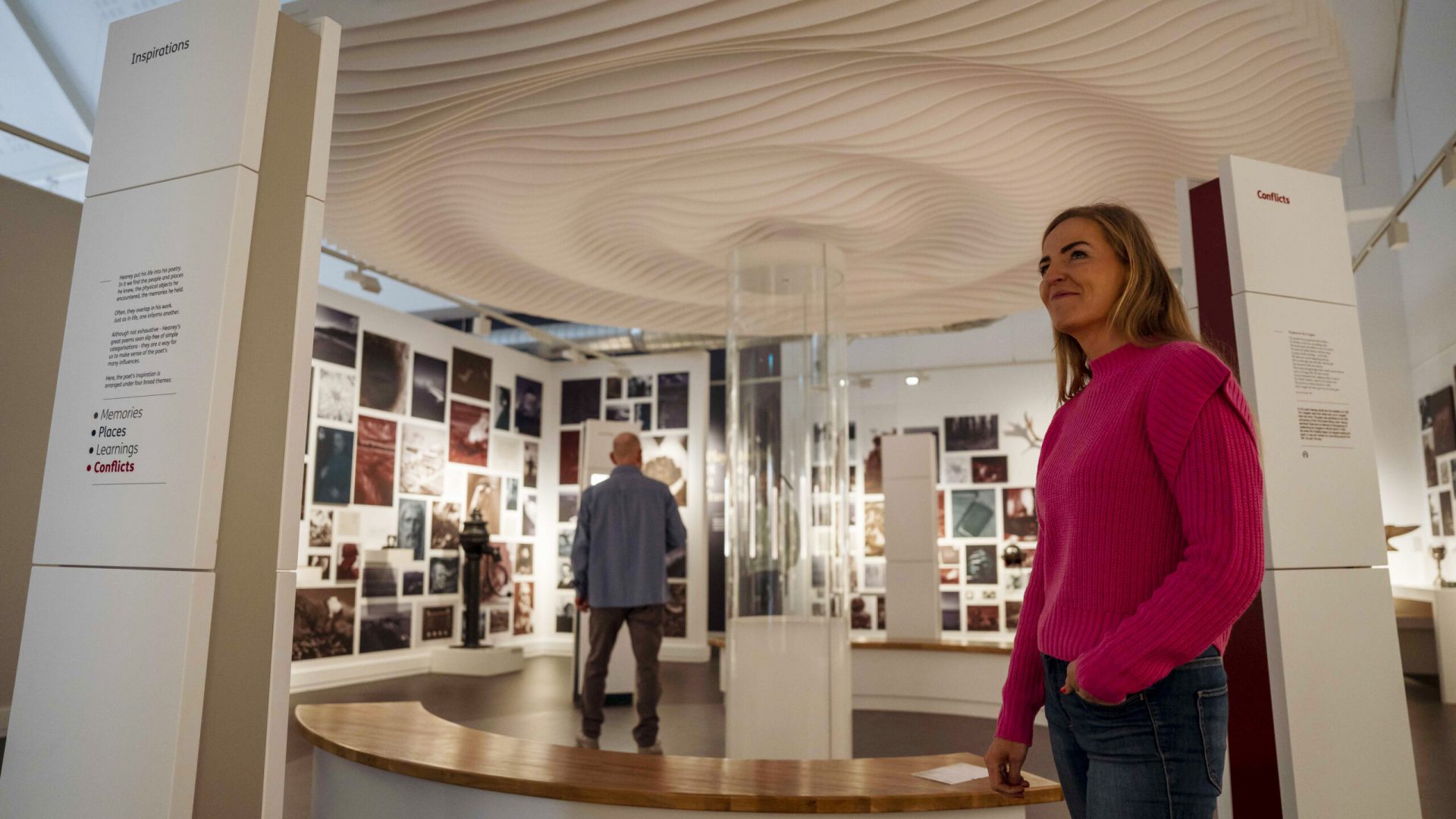 Seamus Heaney HomePlace offers a carefully curated collection of poetry, photographs and stories guiding visitors from the poet’s formative years through to being awarded the Nobel Prize in Literature.  Seamus Heaney’s voice guides visitors through the exhibition as they get to know the people and places that inspired him.